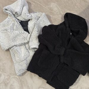 Black and White Sherpa Cardigsnd